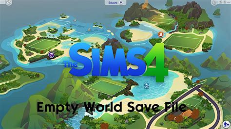 sims 4 empty save file.